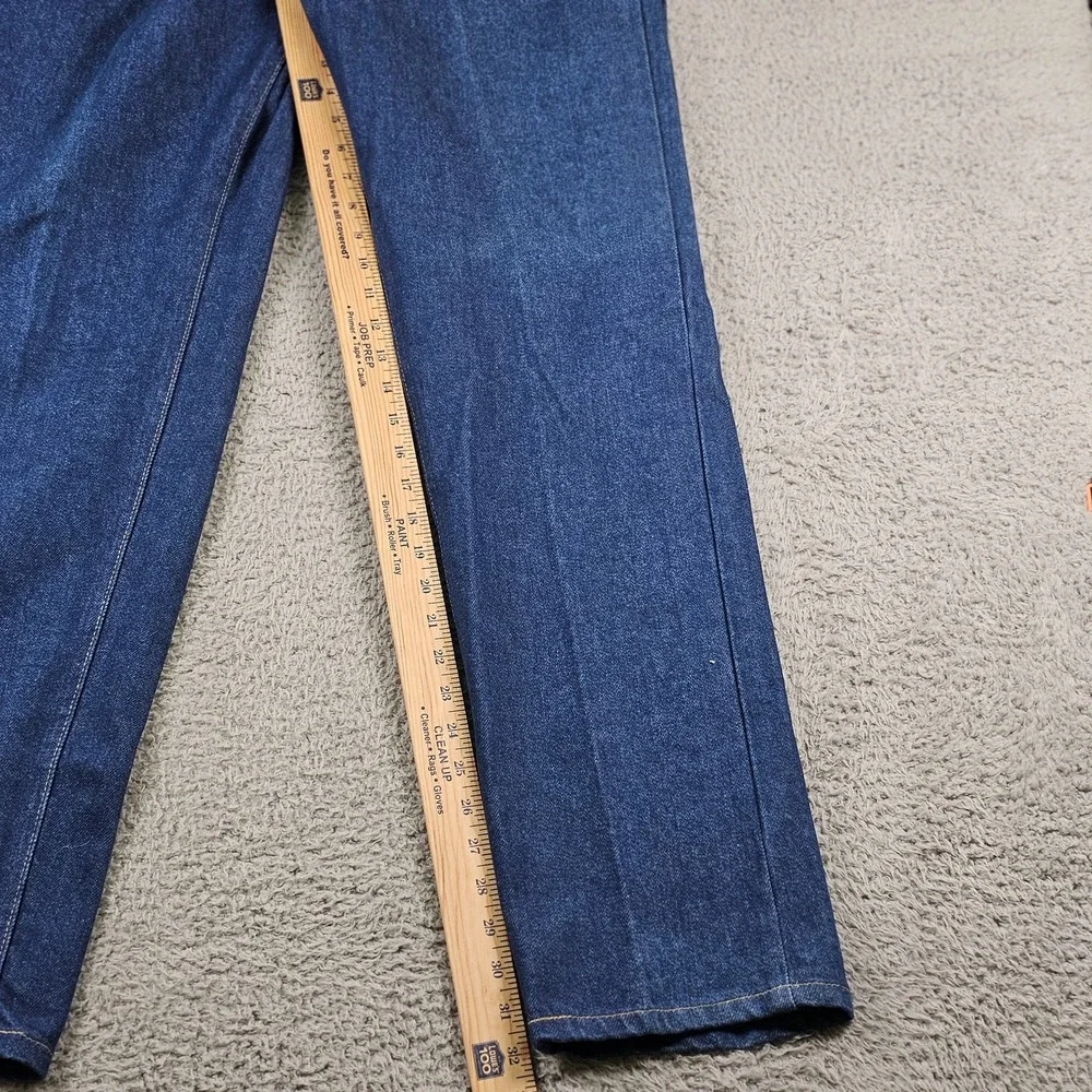 Lee Riders Jeans Womens 16 Medium Blue Straight Leg High Rise Made In USA‎ 32x32